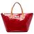 Bolso Louis Vuitton Monogram Vernis Bellevue PM rojo Roja