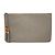 Bamboo Clutch Gucci de piel de becerro gris con borla de bambú