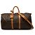 Sac de voyage Louis Vuitton Monogram Keepall Bandouliere 55 Marron