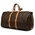 Sac de voyage Louis Vuitton Monogram Keepall Bandouliere 55 Marron - vue 2