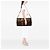 Sac de voyage Louis Vuitton Monogram Keepall Bandouliere 55 Marron - vue 8