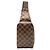 Bolsa Tiracolo Louis Vuitton Damier Ebene Geronimos Castanha Marrom