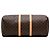 Mala de Viagem Louis Vuitton Monogram Keepall 55 Castanha Marrom - vista 3