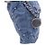 Borsa Chanel Mini Denim Studded 22 Blu - vista 7