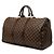 Mala de Viagem Louis Vuitton Damier Ebene Keepall 50 Castanha Marrom - vista 2