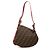 Fendi Zucca Canvas Oyster Hobo-Tasche braun