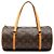 Sac à main Louis Vuitton Monogram Papillon 28 Marron
