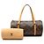 Sac à main Louis Vuitton Monogram Papillon 28 Marron - vue 7