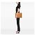 Borsa business in pelle testurizzata LOEWE marrone - vista 6