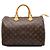 Borsa Boston Louis Vuitton Monogram Speedy 35 Marrone