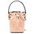 Borsa secchiello Mini Mon Tresor Fendi in vitello rosa