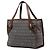 Fendi Zucchino Handtasche aus grauem Denim - Ansicht 2