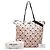 Borsa tote Prada Tessuto Stampato rosa - vista 7