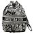 Autre Marque DiorTravel Plan de Paris Beuteltasche aus technischem Stoff in Schwarz Dior