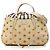Fendi B Fab Medium Satchel aus genarbten Kalbshaut weiß