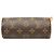 Borsa a mano Louis Vuitton Monogram Papillon Pochette Marrone - vista 3