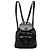 Bamboo Mini mochila Gucci em couro de bezerro preto com cordão e bambu