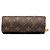 Sac à main Louis Vuitton Monogram Papillon Pochette Marron - vue 3
