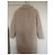 Abrigo de forro polar beige CAROLL PARIS - vista 3