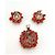 Autre Marque Set Gioielli in Corallo Rosso e Argento S925 - vista 4