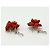 Autre Marque Set Gioielli in Corallo Rosso e Argento S925 - vista 6