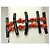 Autre Marque Bracciale in Corallo Rosso e Nero Naturale e Argento S925 - vista 14