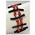 Autre Marque Bracciale in Corallo Rosso e Nero Naturale e Argento S925 - vista 15