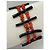 Autre Marque Bracciale in Corallo Rosso e Nero Naturale e Argento S925 - vista 8