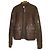 Autre Marque Dirk Bikkembergs Sport Couture braune Lederjacke