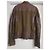 Autre Marque Dirk Bikkembergs Sport Couture braune Lederjacke - Ansicht 2