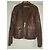 Autre Marque Dirk Bikkembergs Sport Couture braune Lederjacke - Ansicht 4
