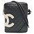 CHANEL Cambon Line Coco Mark Medium Pochette Schultertasche Schwarz Weiß - Ansicht 2