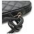 CHANEL Cambon Line Coco Mark Medium Pochette Schultertasche Schwarz Weiß - Ansicht 5