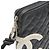 CHANEL Cambon Line Coco Mark Medium Pochette Schultertasche Schwarz Weiß - Ansicht 7