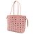 Bolso MCM Liz Shopper Small Visetos Tote Shoulder Rosa - vista 3