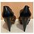 Sandali Lanvin in pelle blu con tacco scultoreo Marrone - vista 5