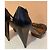 Sandali Lanvin in pelle blu con tacco scultoreo Marrone - vista 7