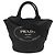 Prada Canapa Tote Bag Black