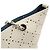 Chanel Perforierte Tote Bag Blau Roh - Ansicht 8