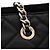 Prada Triangle Tote Bag with Chain Shoulder Strap Black - view 6