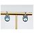 Autre Marque Set gioielli in argento S925 topazio Swiss Blue e zaffiri bianchi Bianco - vista 5