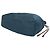 Borsa Tote in nylon Tessuto Pocono e pelle con coulisse e logo Prada Marrone Blu - vista 8