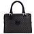 Céline CELINE Vintage Macadam Blazon Pattern Handbag Brown Black