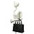 Céline CELINE Vintage Macadam Blazon Pattern Handbag Brown Black - view 2
