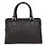 Céline CELINE Vintage Macadam Blazon Pattern Handbag Brown Black - view 3