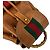 Bamboo Zaino Gucci Vintage Sherry Line in pelle e bambù - vista 4