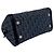 Borsa a mano in pelle e denim con motivo Flight Trotter Christian Dior Arancione Blu navy - vista 7