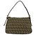 Fendi Vintage Mini-Handtasche mit Zucchino FF-Muster Braun - Ansicht 3