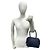 Hermès Bolsa de mão Hermes Plume 20 em couro Swift Azul marinho - vista 2