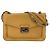 Fendi Borsa a tracolla a baguette in pelle nappa gialla Giallo
